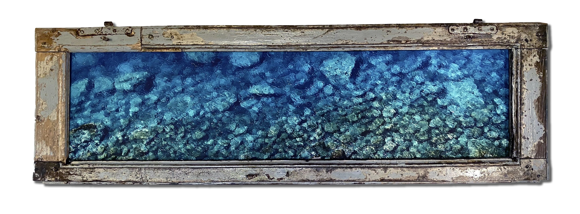 BLU TREMITI - cm 128 x 41 - Puglia, Italy 2005