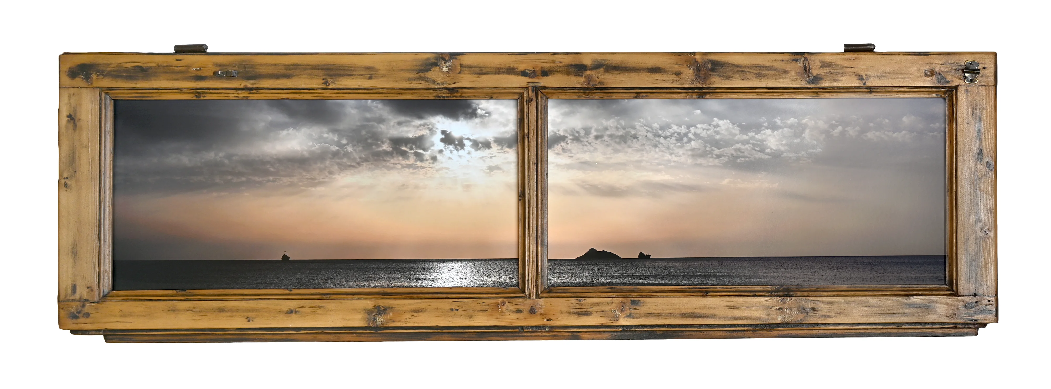 IN MEDIO - cm 158 x 50 - Creta, Grecia 2023